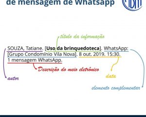 Abnt oficializou referência whatsapp