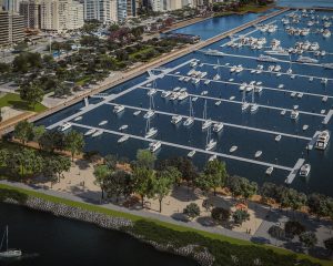 Floripa de frente para o Mar com o projeto do Parque Urbano e Marina