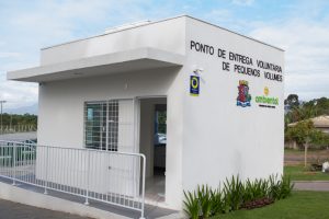 Foi inaugurado nessa quarta-feira dia 08 uma ponto de coleta de resíduos sólidos em São José