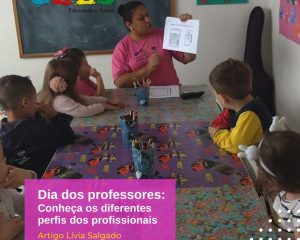 O texto fala sobre alguns perfis do professores, o assunto é dedicado ao Dia dos Professores que é nesse mês de outubro