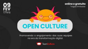 A 4° edição de OpenCulture acontecerá no dia 09 de fevereiro